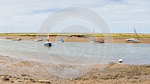 Boats in Burnham Overy Staithe