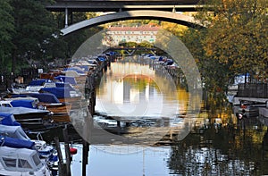 Boats in a canal