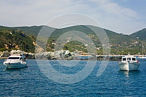 Boats At The Countess Cove, Elba Island