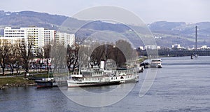 Boats in Danube