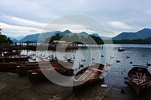 Boats on Derwent Water