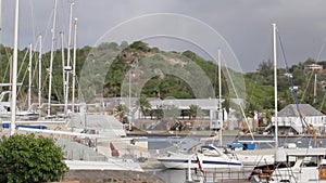 Boats at English Harbor Antigua