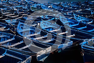 Boats of Essaouira, Morocco