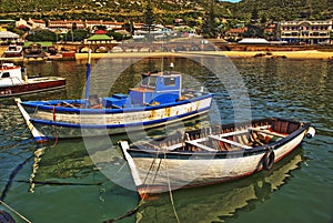 Boats in False Bay Harbor