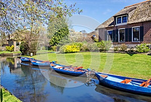 Boats in Giethoorn