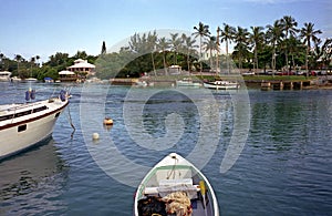 Boats in Hamilton Harbor, Bermuda