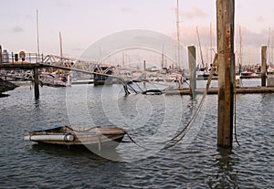 Boats at Hervey Bay, Australia photo