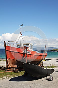 Boats in Inisheer