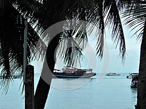 Boats at Island of Sumui