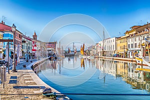 boats on Italian Canal Port