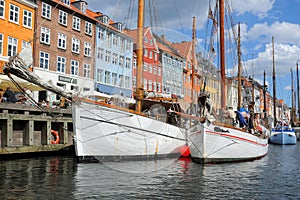 Boats in Kobenhavn, Copenhagen, Denmark