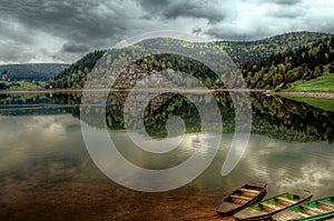 Boats in the lake