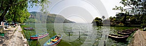 Boats on Lake Amatitlan photo