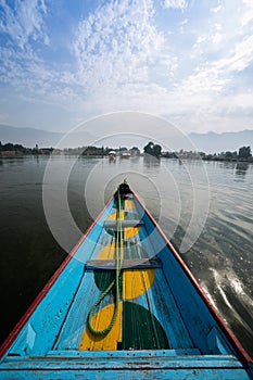 Boats in Lake Dal Kashmir