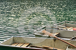 Boats on the lake photo