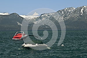 Boats at Lake Tahoe