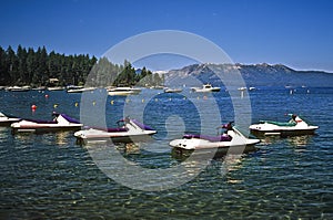 Boats, Lake Tahoe California