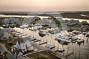 Boats at marina.