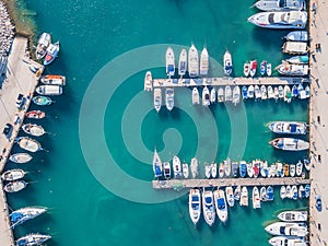 Boats in the marina photo
