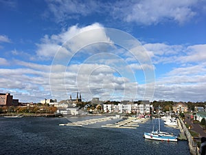 Boats in Marina. Prince Edward Island. Charlottetown