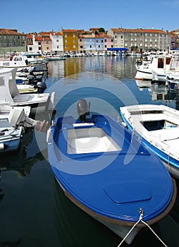 Boats in Mediterranean harbour