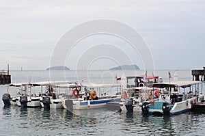 Boats Moored at Jesselton Point