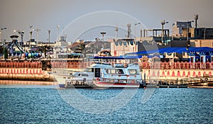 Boats near Marjan Island -Dammam Saudi Arabia photo