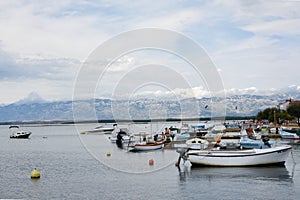 Boats in Nin, Croatia