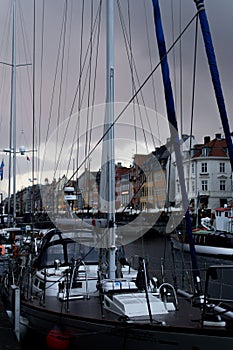 Nyhavn, the new harbor, Copenhagen.