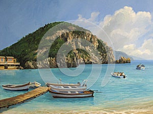 The Boats of Paleokastritsa