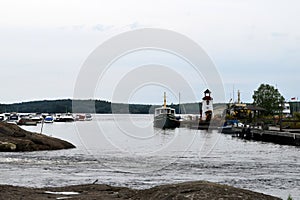 Boats at Parry Sound Harbour, Ontario, Canada