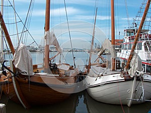 Boats at port photo