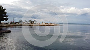 Boats in port near Tsilivi beach