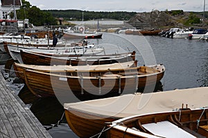 Boats in Portor. Norway.