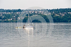 Boats on Puget Sound photo