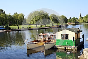 Boats on the River Avon