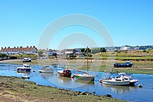 Boats on the River Axe, Axmouth.