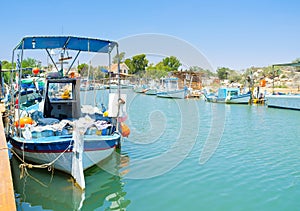 The boats on the river