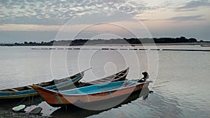 The Boats In The River Godavari