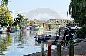 Boats On The River Great Ouse, Ely, Cambridgeshire