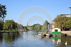 Boats on the River at Stratford-upon-Avon