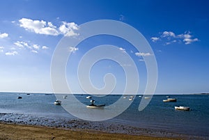 Boats at the sea