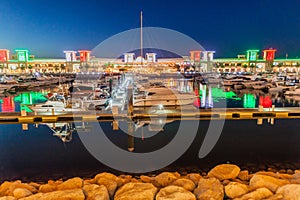 Boats in Sharq Marina