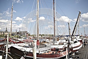 Boats in Stockholm, Sweden