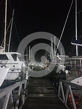 Boats at Subic bay Yatch Club