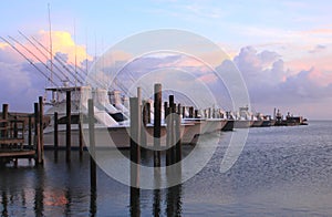 Boats at Sunset