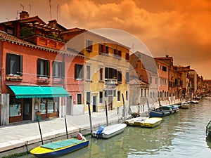 Boats in Venice