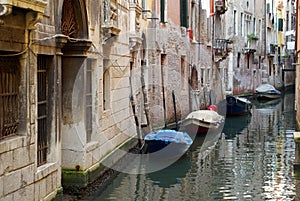 Boats in Venice, Italy