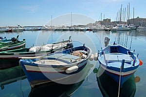 Boats waiting to sail