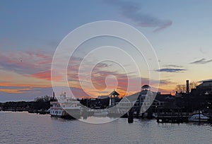 Boats and waterfront of Alexandria, Virginia photo